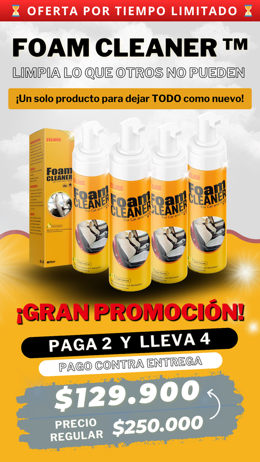 PAGA 2 LLEVA 4 - Espuma limpiadora FoamCleaner™