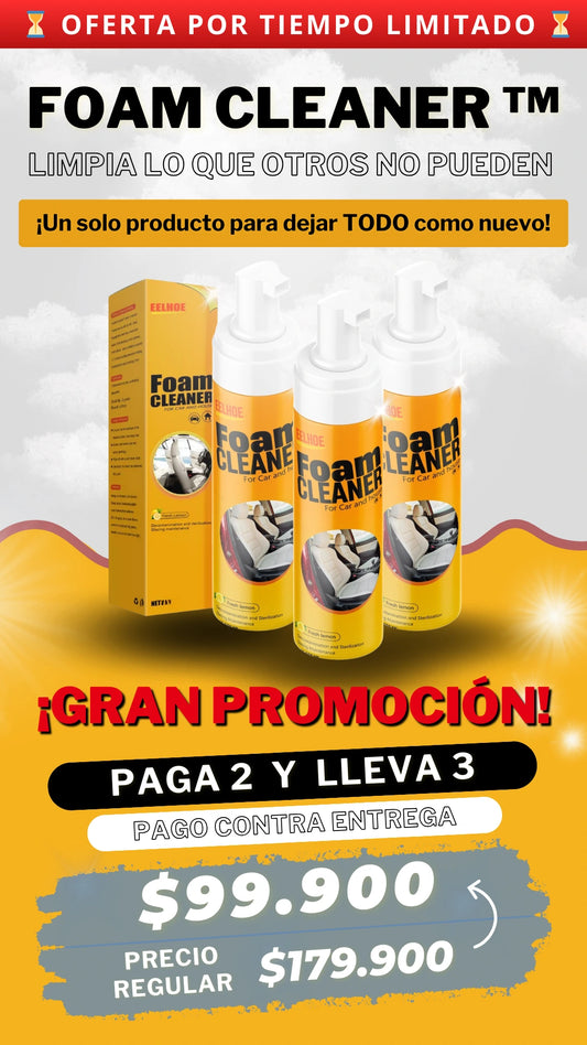 PAGA 2 LLEVA 3 - Espuma limpiadora FoamCleaner™ ✨