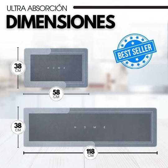 🔥PROMO 2 EN 1🔥 Tapete Absorbente de Cocina Absormax®